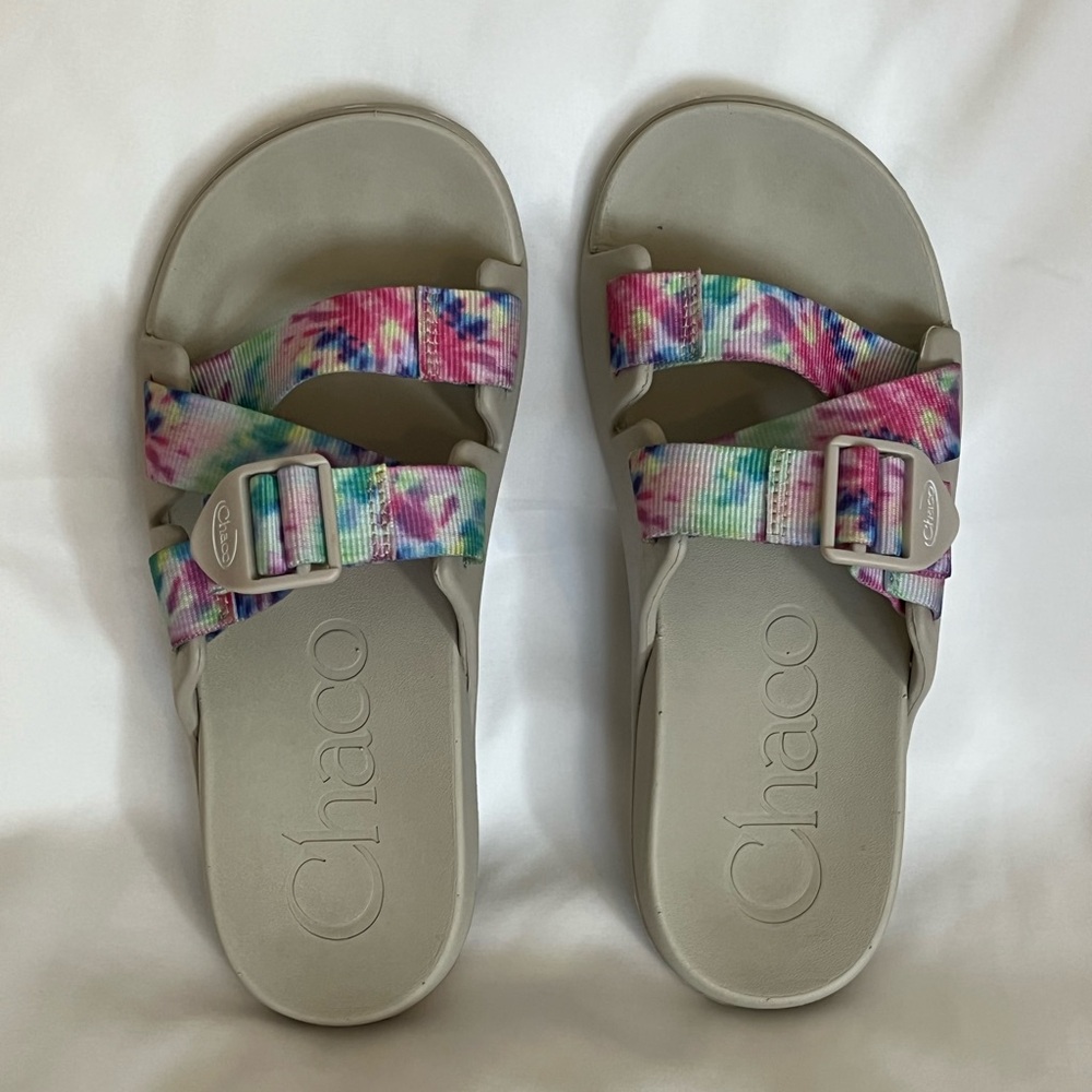 Chaco Women’s Chillos Slide in Light Tie Dye (sz 7)